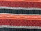Blue-Multi Rayon Boho Stripe Printed Momie Crepe Woven Fabric By the Yard